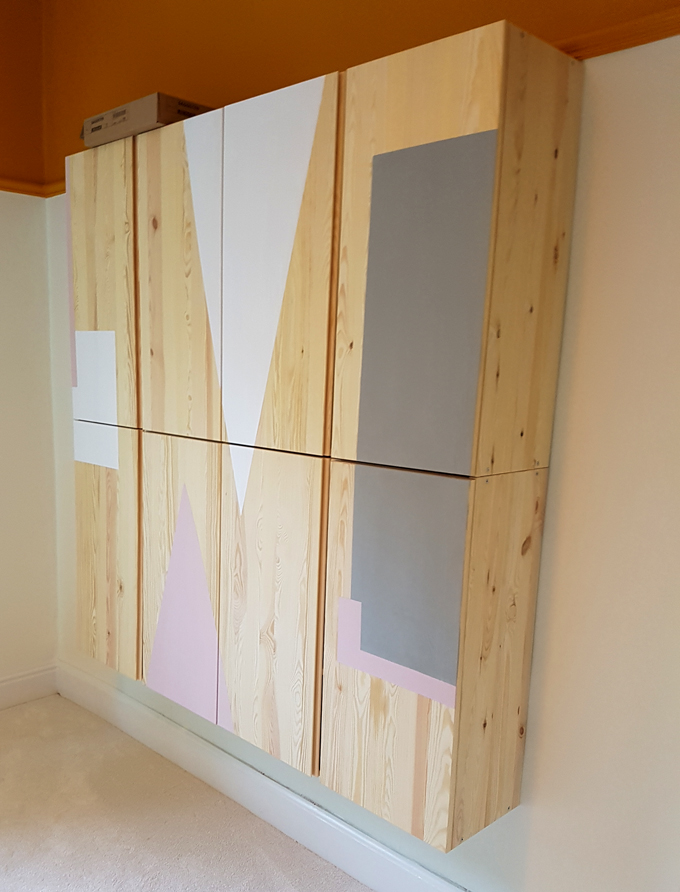 IVAR Cabinet Hack Archie and the Rug ivar ikea hack wardrobe stain paint